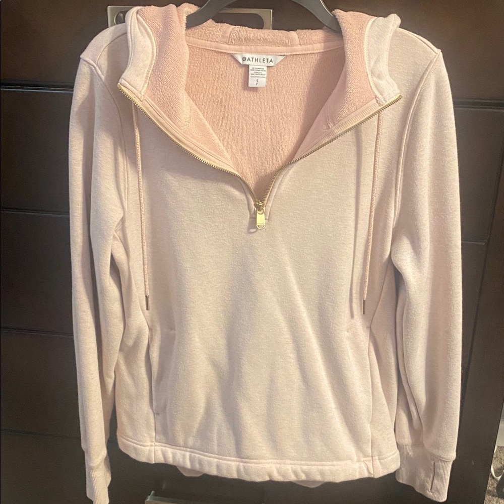 Athleta Light Pink Hoodie sz Small